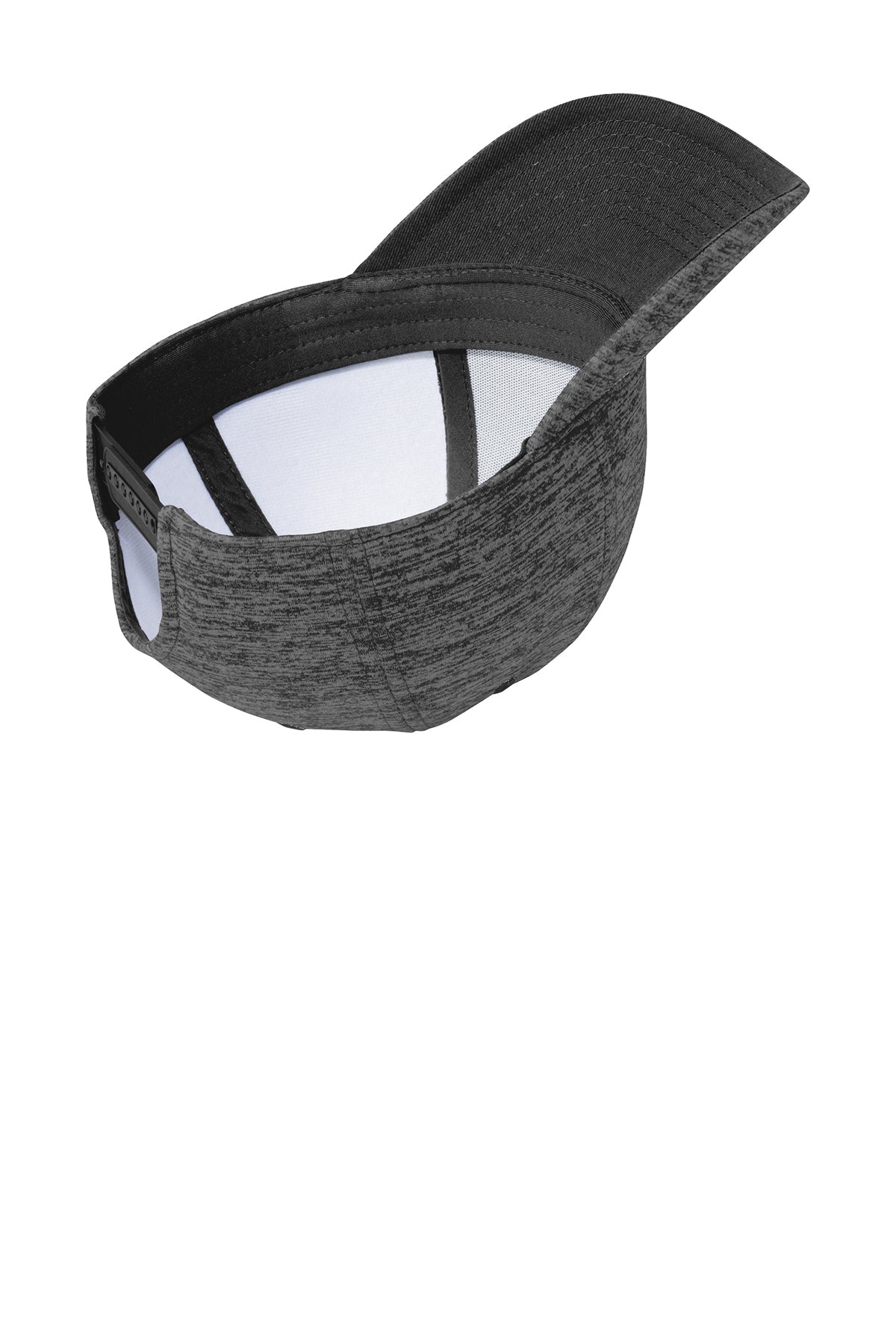 Sport-Tek PosiCharge Branded Electric Heather Caps, Grey-Black Electric