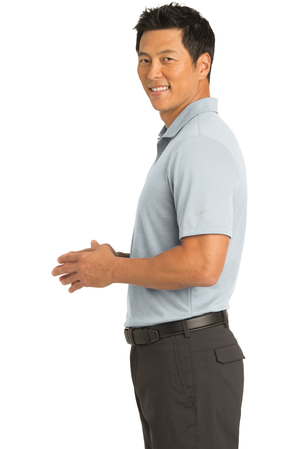 Nike Dri-FIT Prime Customized Polos, Wolf Grey [St Louis Music]