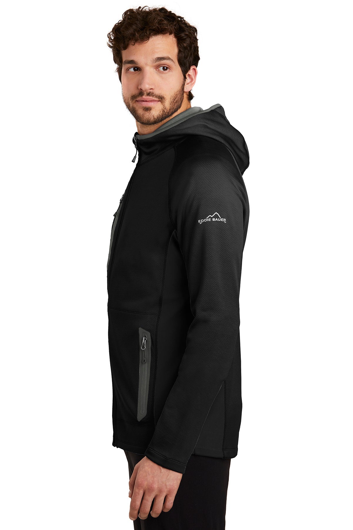 eddie bauer_eb244 _black_company_logo_sweatshirts