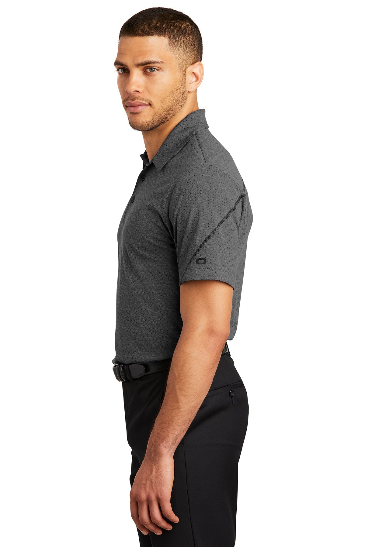ogio_og135 _blacktop heather_company_logo_polos