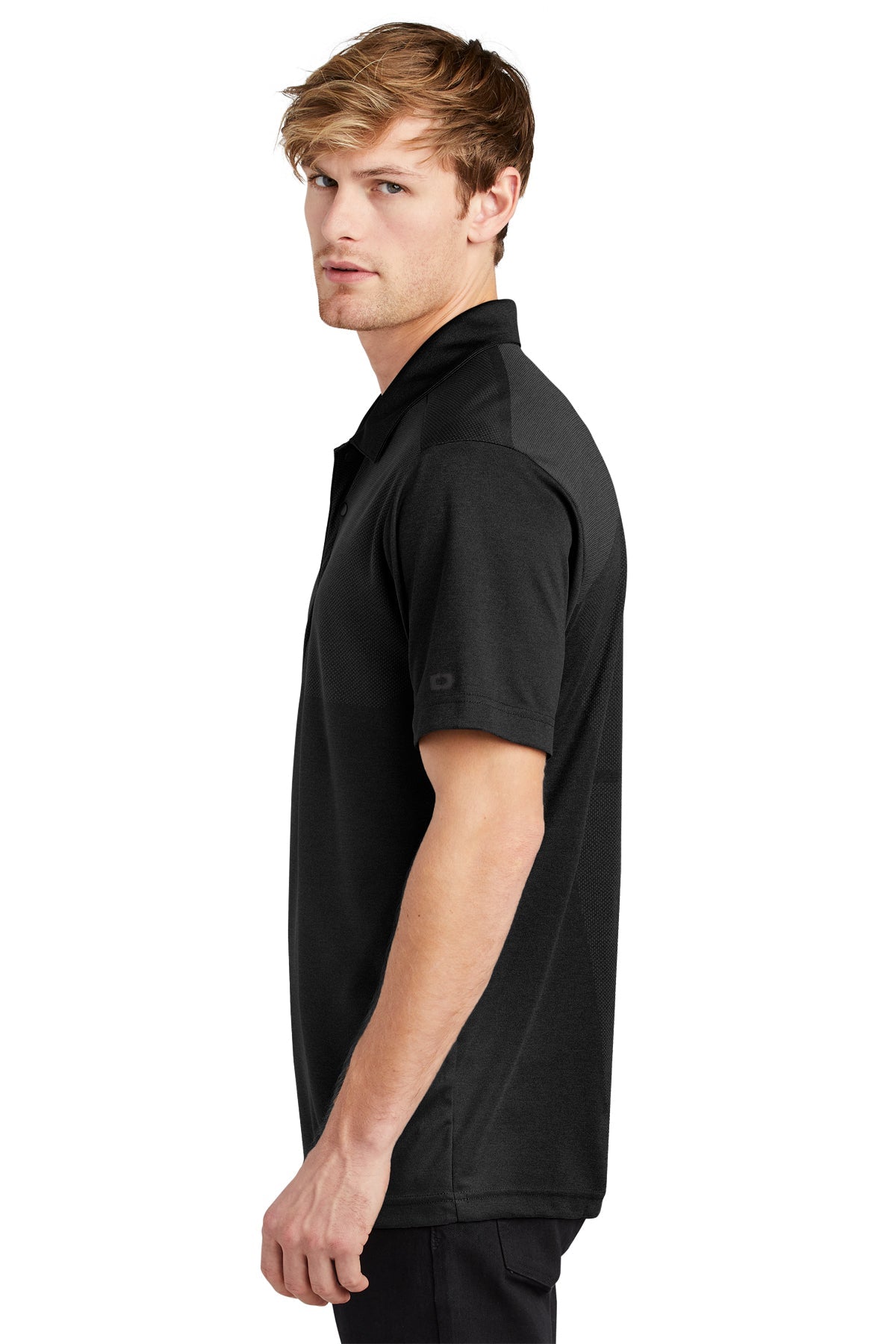ogio_og137 _blacktop heather_company_logo_polos