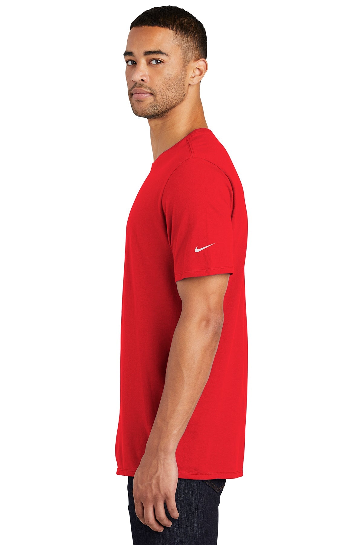 nike core cotton tee nkbq5233 university red