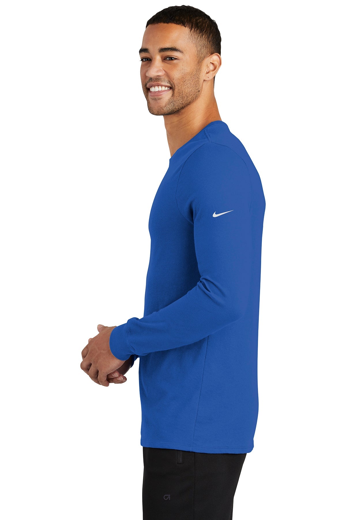 Nike Dri-FIT Long Sleeve Custom Tees, Rush Blue [Red Earth Productions]