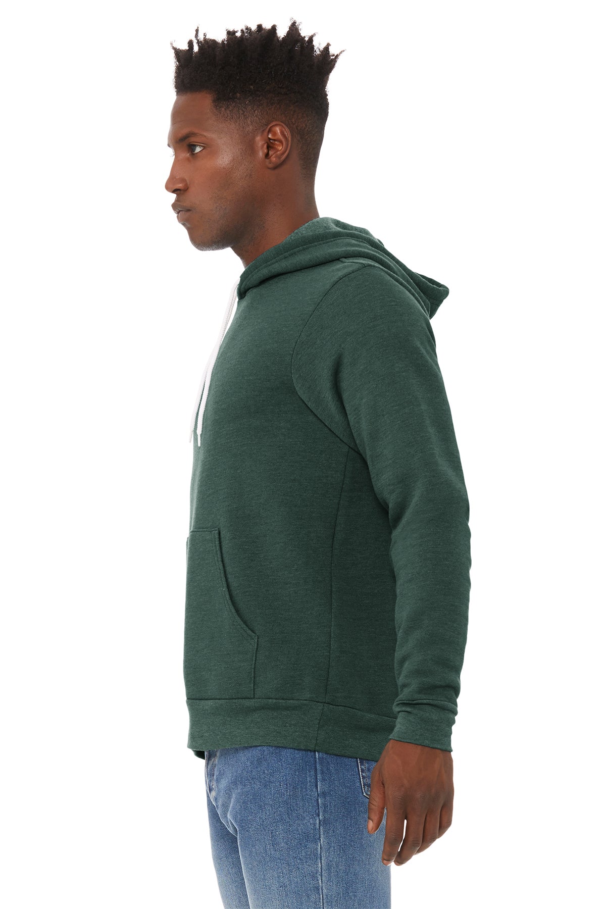 bella + canvas_3719_heather forest_company_logo_sweatshirts
