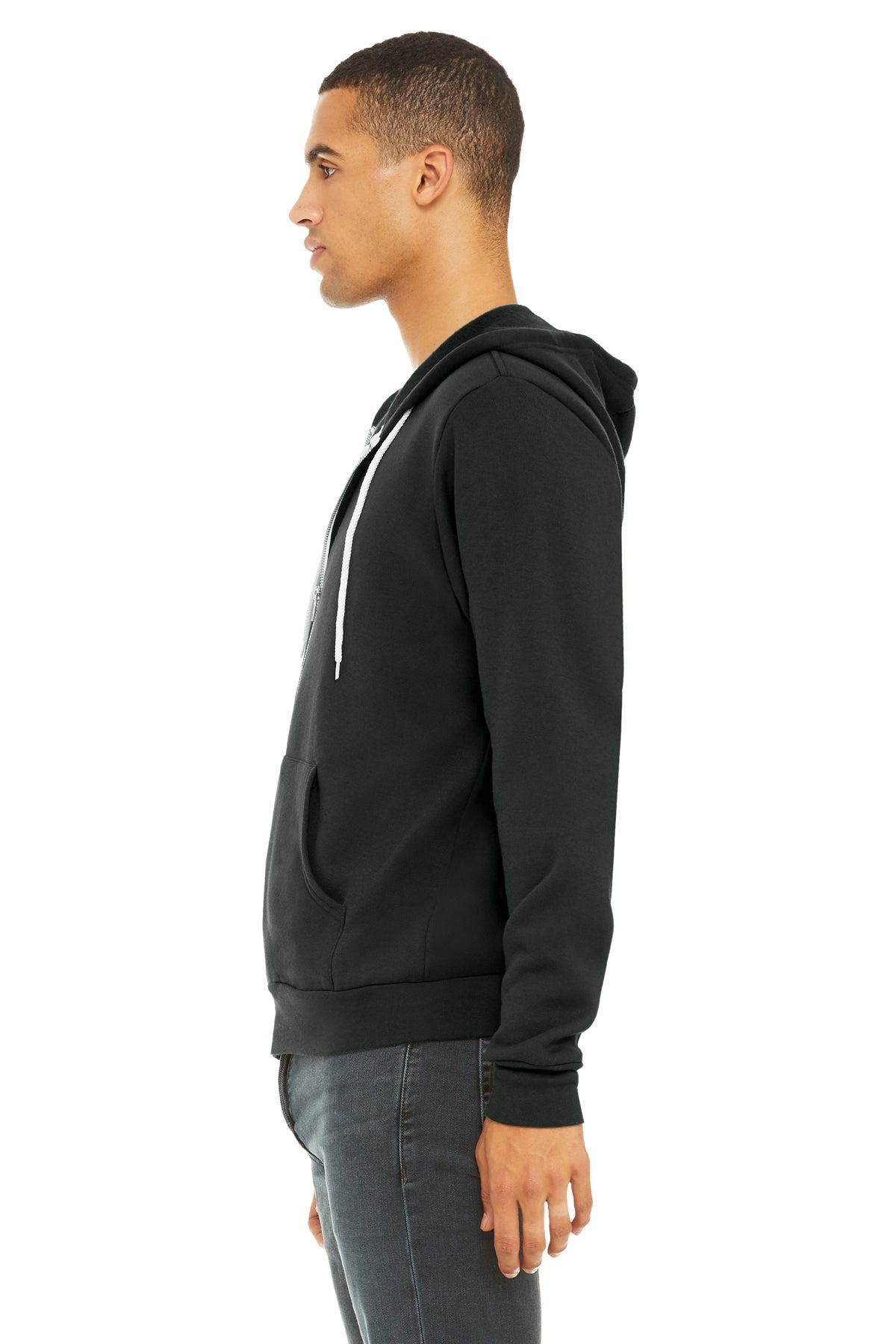 bella + canvas_3739_dark grey_company_logo_sweatshirts