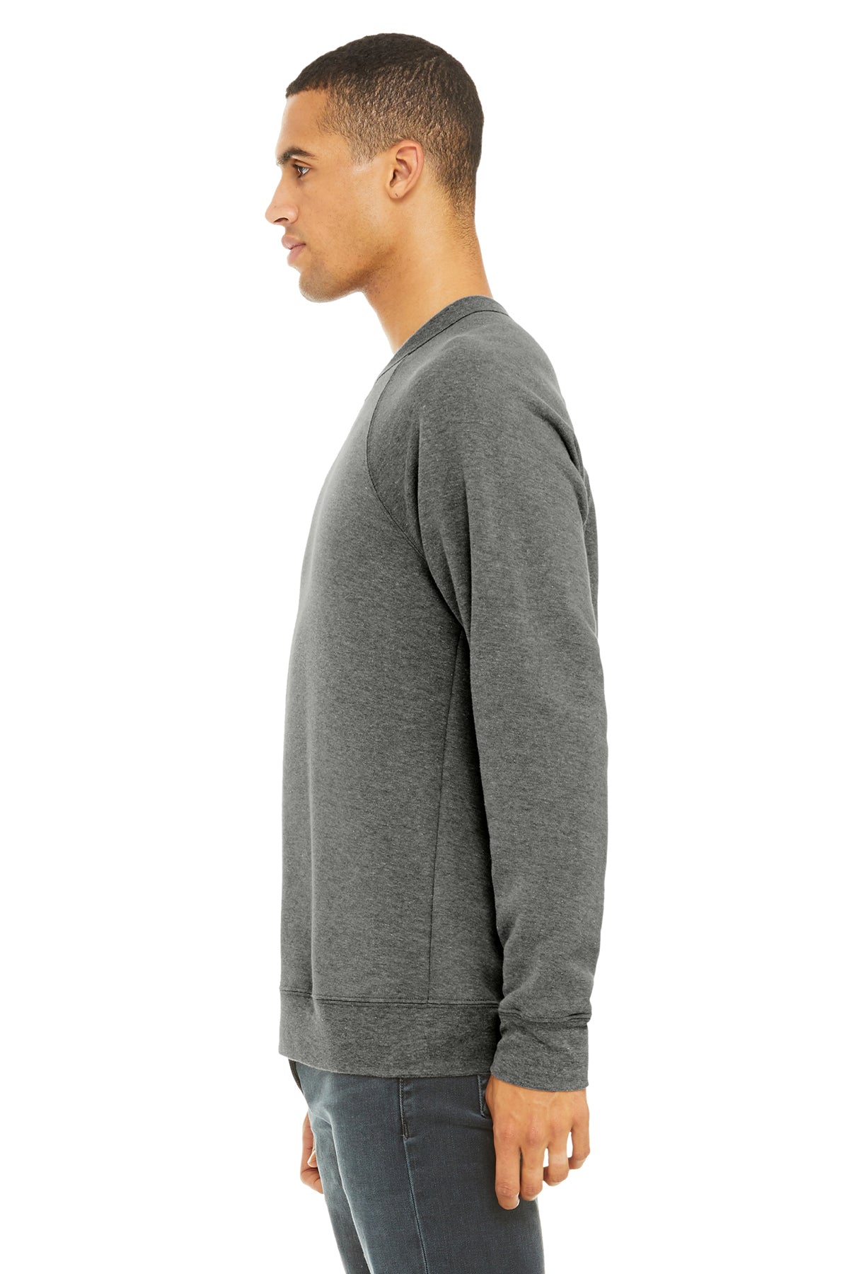 bella + canvas_3901_grey triblend_company_logo_sweatshirts