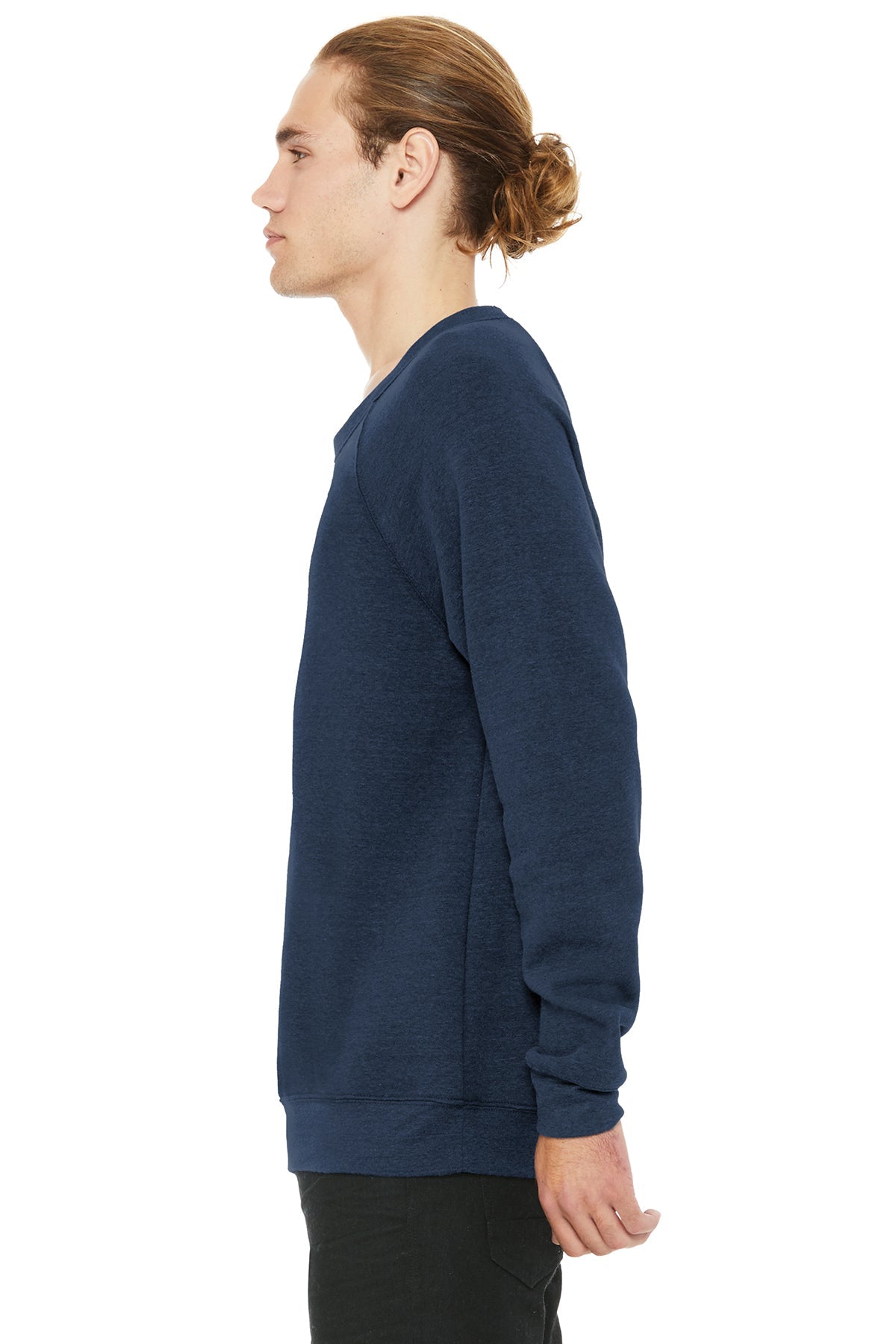 bella + canvas_3901_heather navy_company_logo_sweatshirts