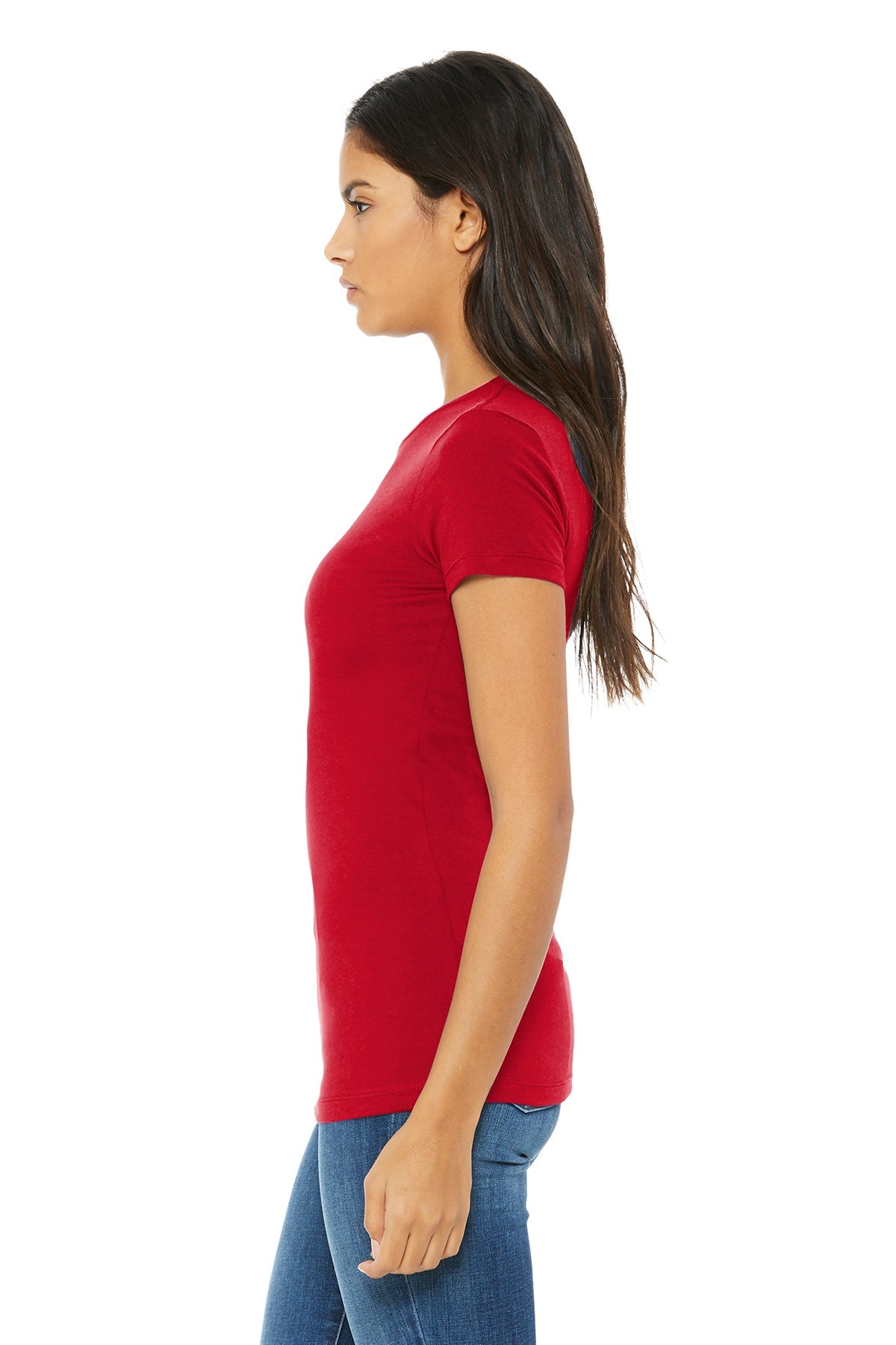 bella + canvas ladies the favorite t-shirt 6004 red