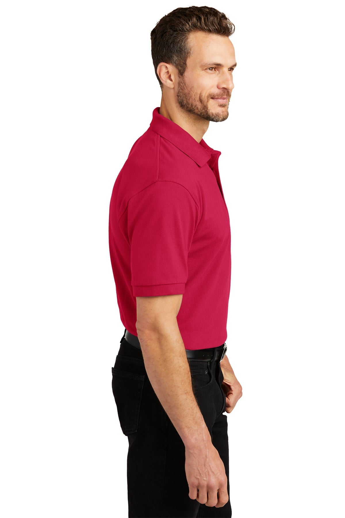 port authority_k420 _red_company_logo_polos