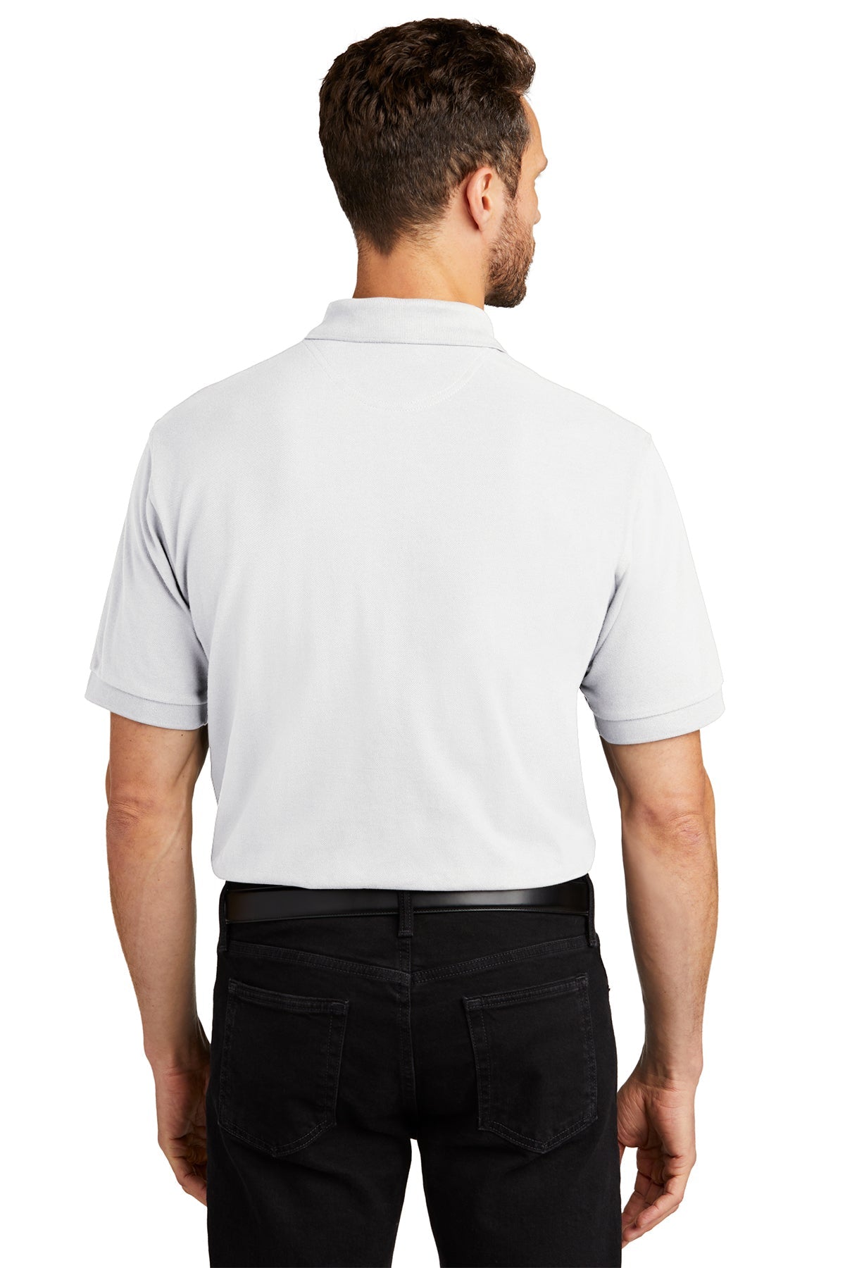 port authority_k420 _white_company_logo_polos