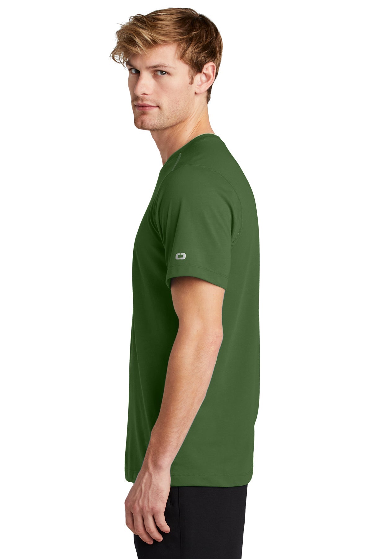 ogio endurance peak tee oe336 grit green