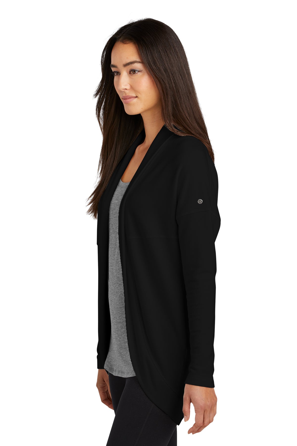 OGIO Ladies Luuma Cocoon Fleece, Blacktop [OneTouch]