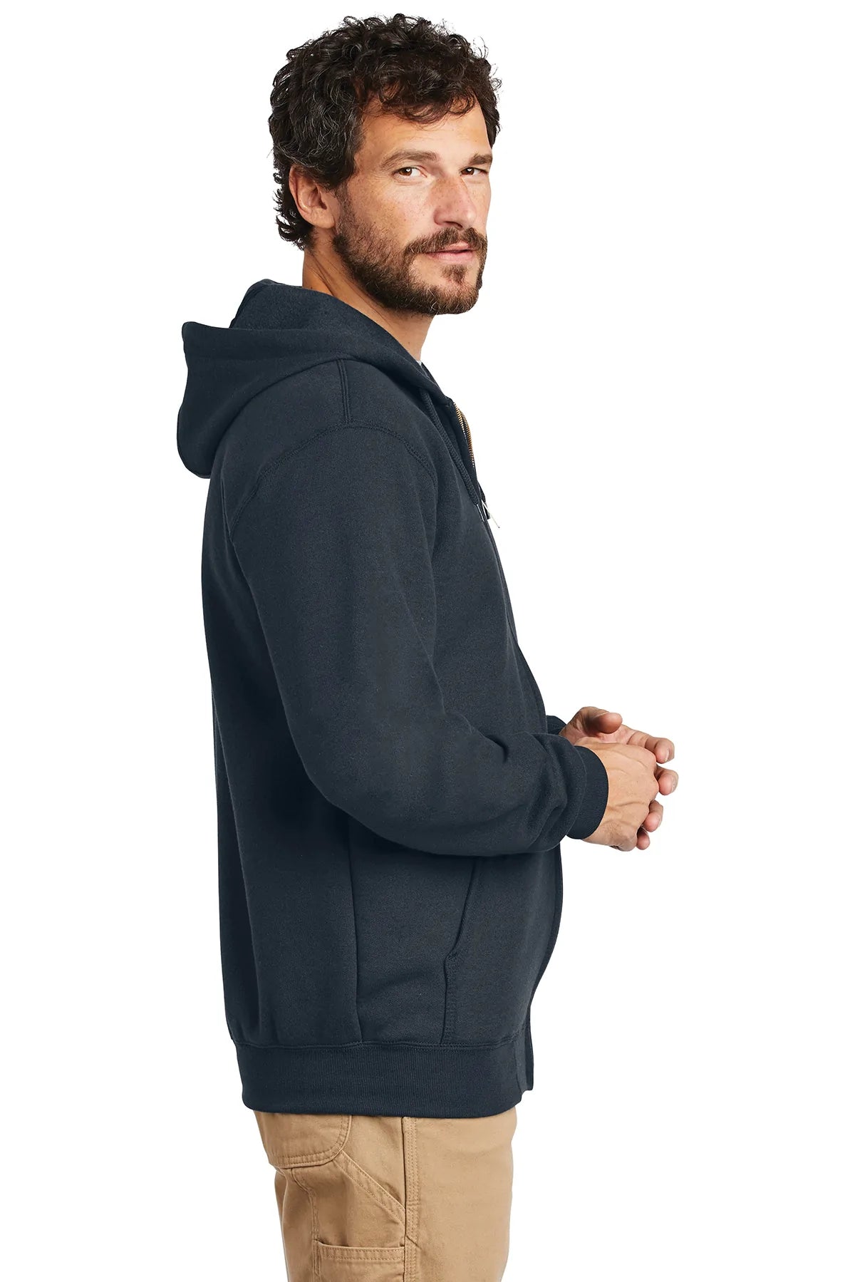 Carhartt Midweight Zip Up Hoodies, New Navy [Benjamin and Company]