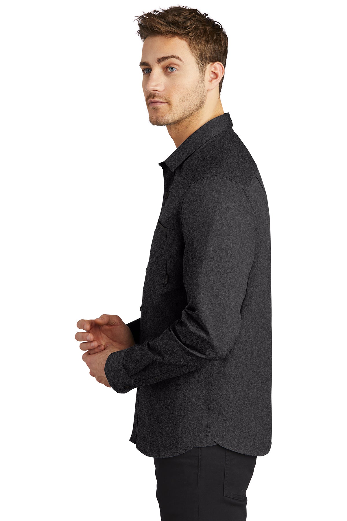 OGIO Urban Custom Button Down Shirts, Blacktop