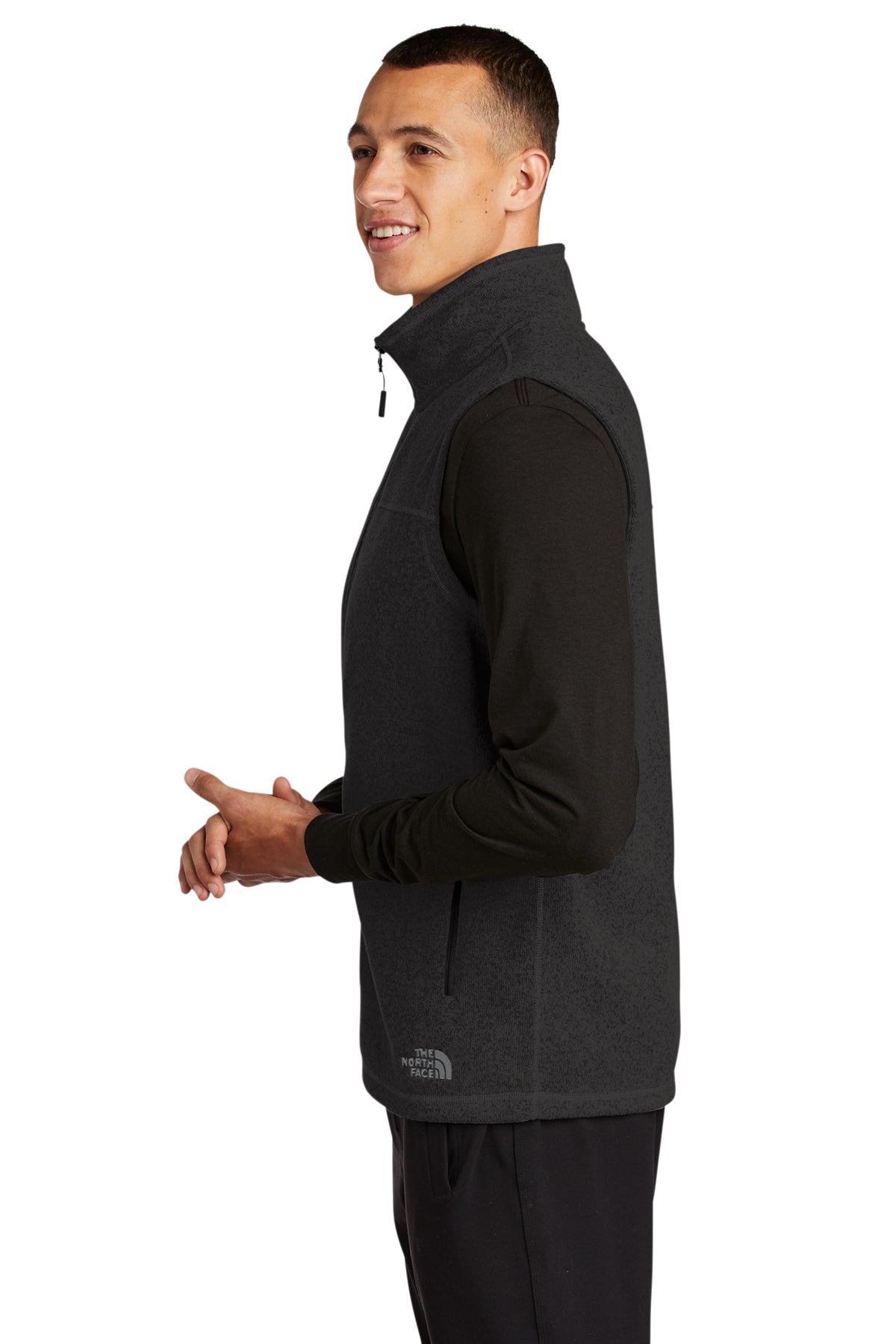 The North Face Sweater Fleece Vest TNF Black Heather [Prive Haus]