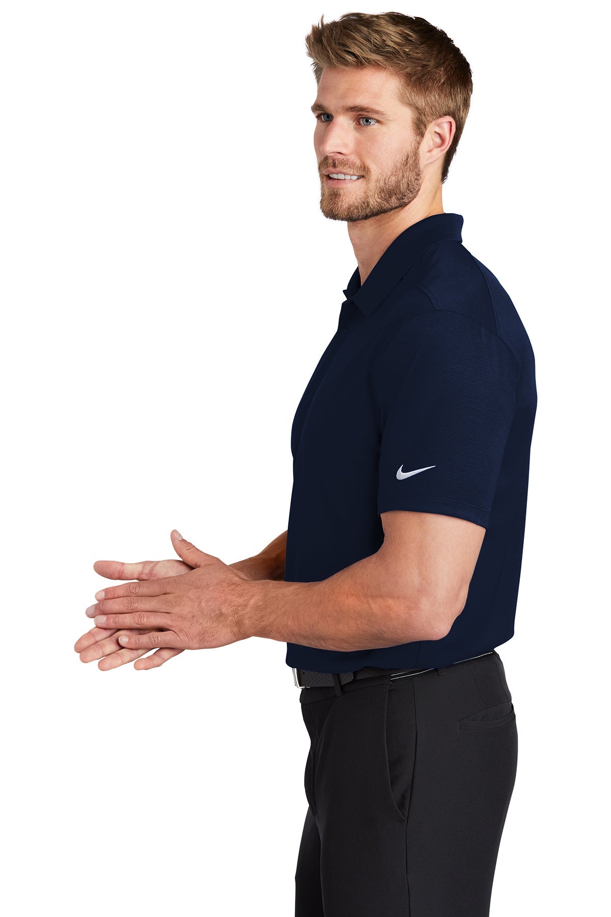 Nike Dry Essential Customized Polos, Midnight Navy [Skurka Aerospace, Inc.]