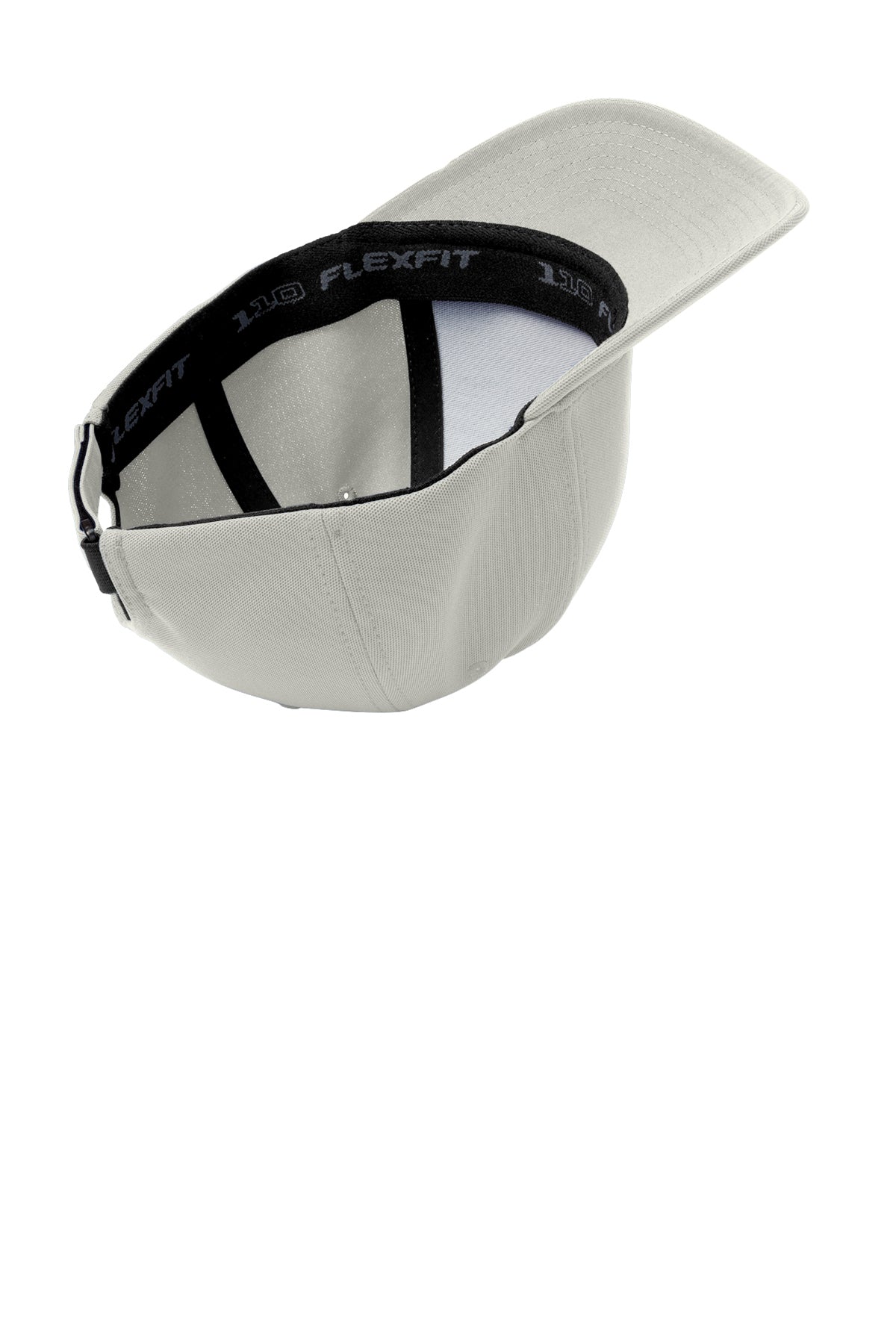 Port Authority Flexfit Custom One Ten Cool & Dry Mini Pique Caps, Silver