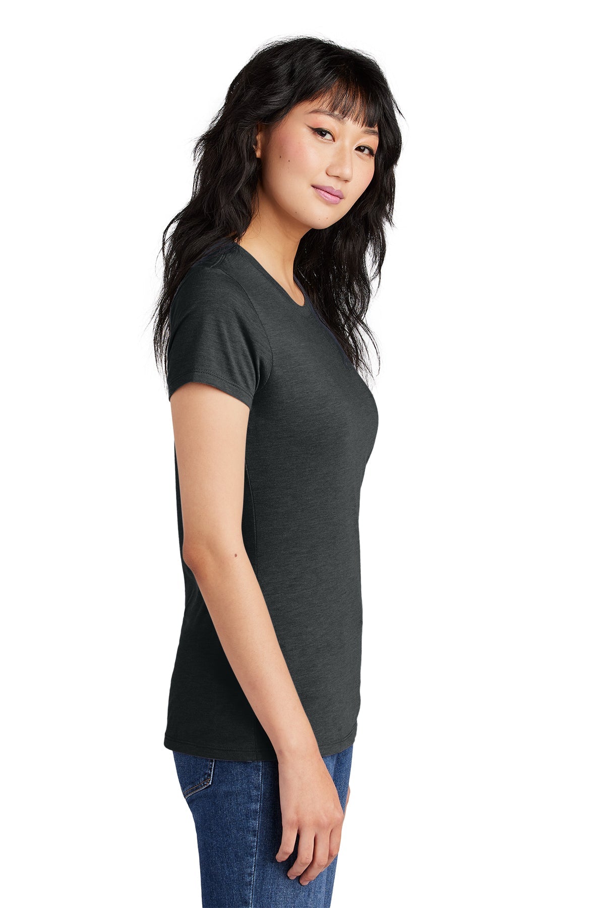 District Made Ladies Perfect Tri Crew Tee