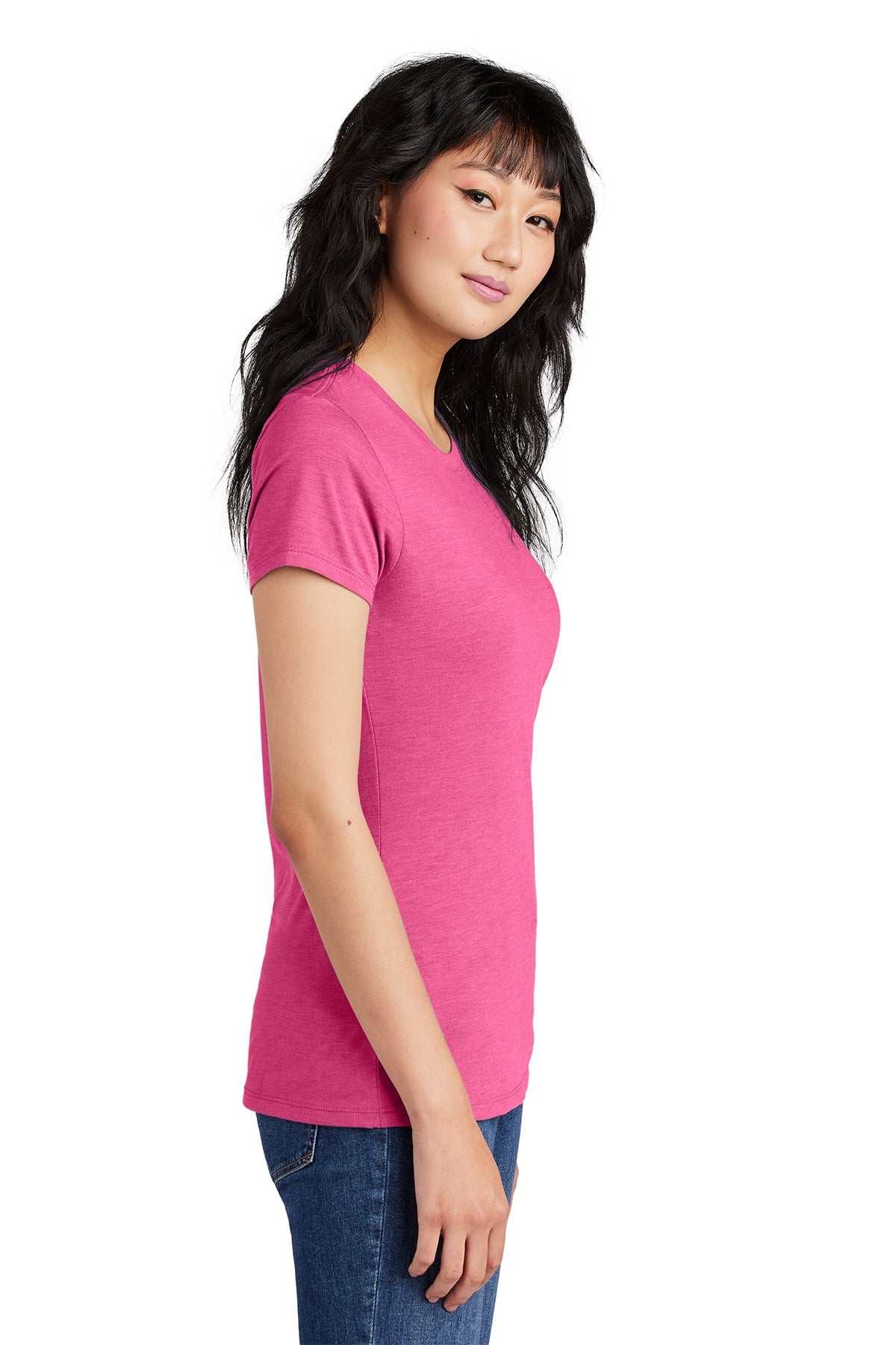 District Made Ladies Perfect Tri Crew Tee