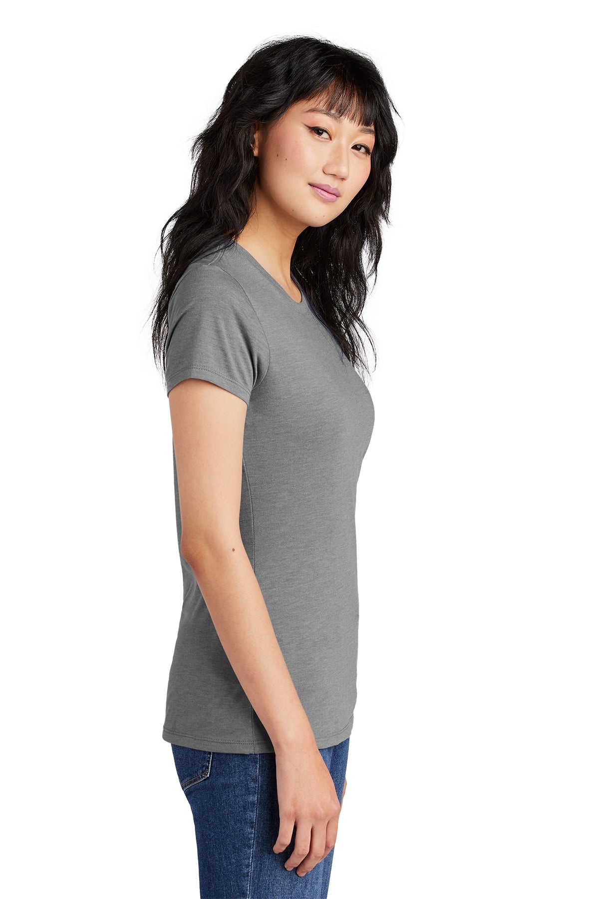 District Made Ladies Perfect Tri Crew Tee