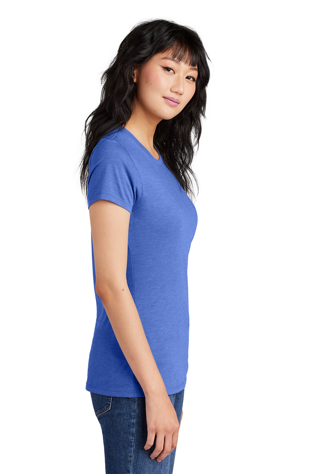 District Made Ladies Perfect Tri Crew Tee