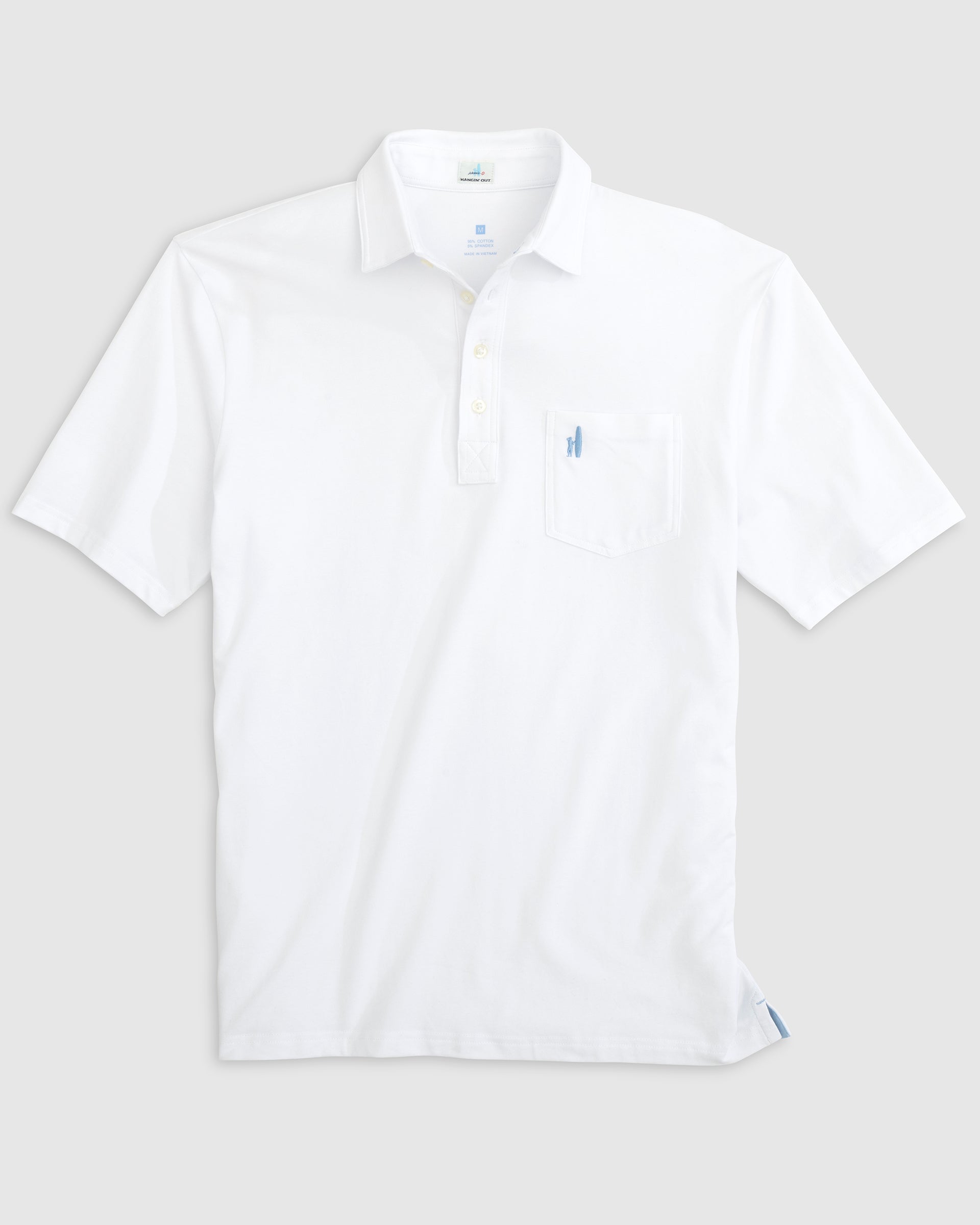 Johnnie O The Original 4 Button Polo JMPO3000 White