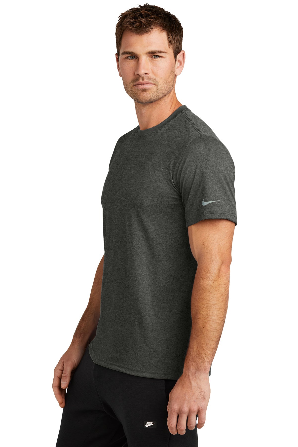 Nike Swoosh Sleeve rLegend Customized Tee's, Dark Smoke Heather [Dunbar]