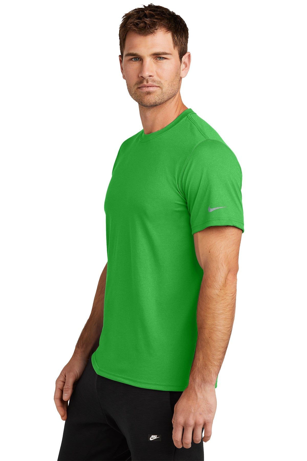 Nike Swoosh Sleeve rLegend Customized Tee's, Apple Green