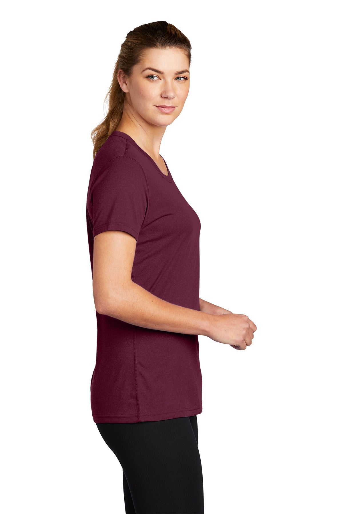 Nike Ladies Team rLegend Customized Tee's, Deep Maroon