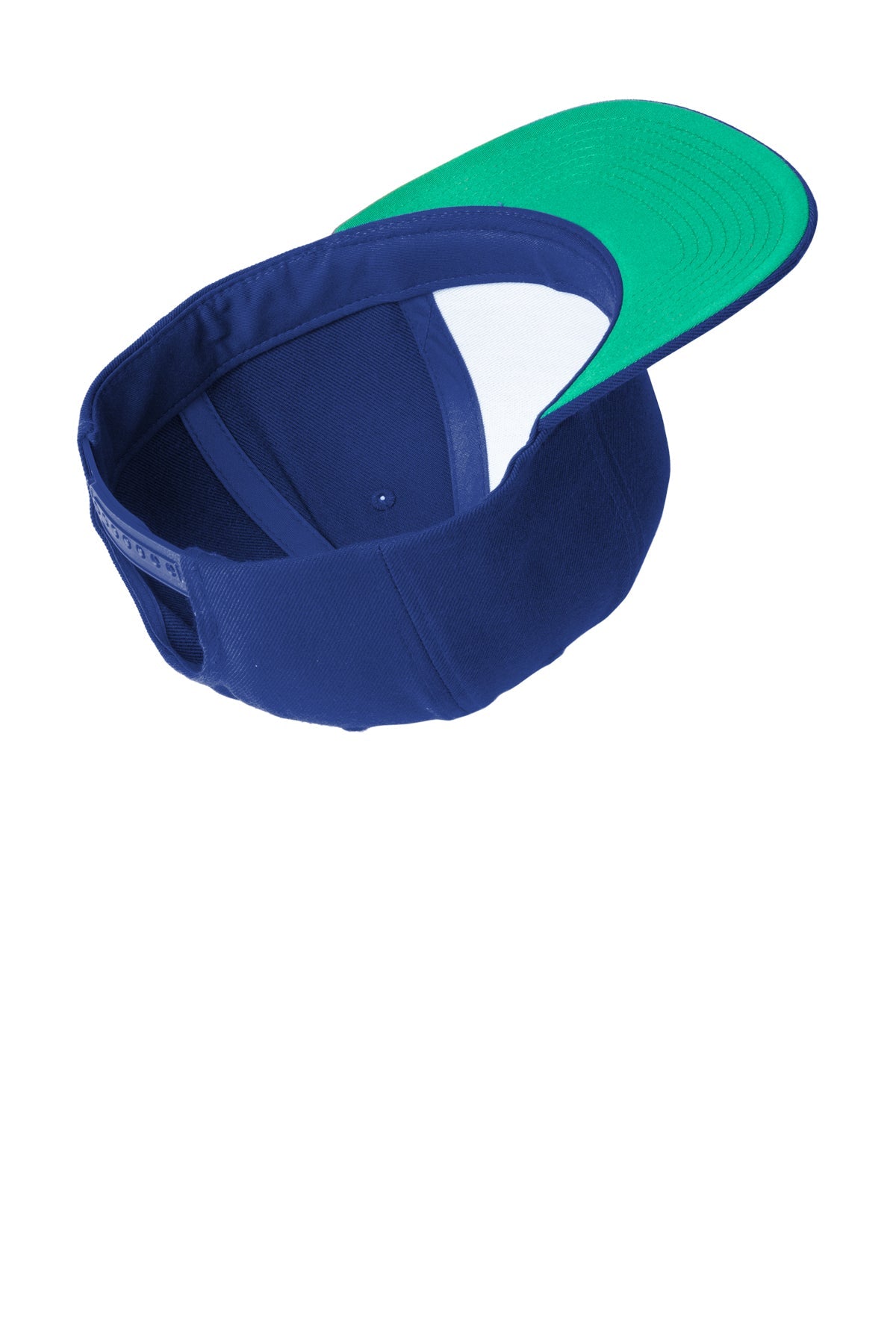 Sport-Tek Yupoong Flat Bill Custom Snapback Caps, True Royal