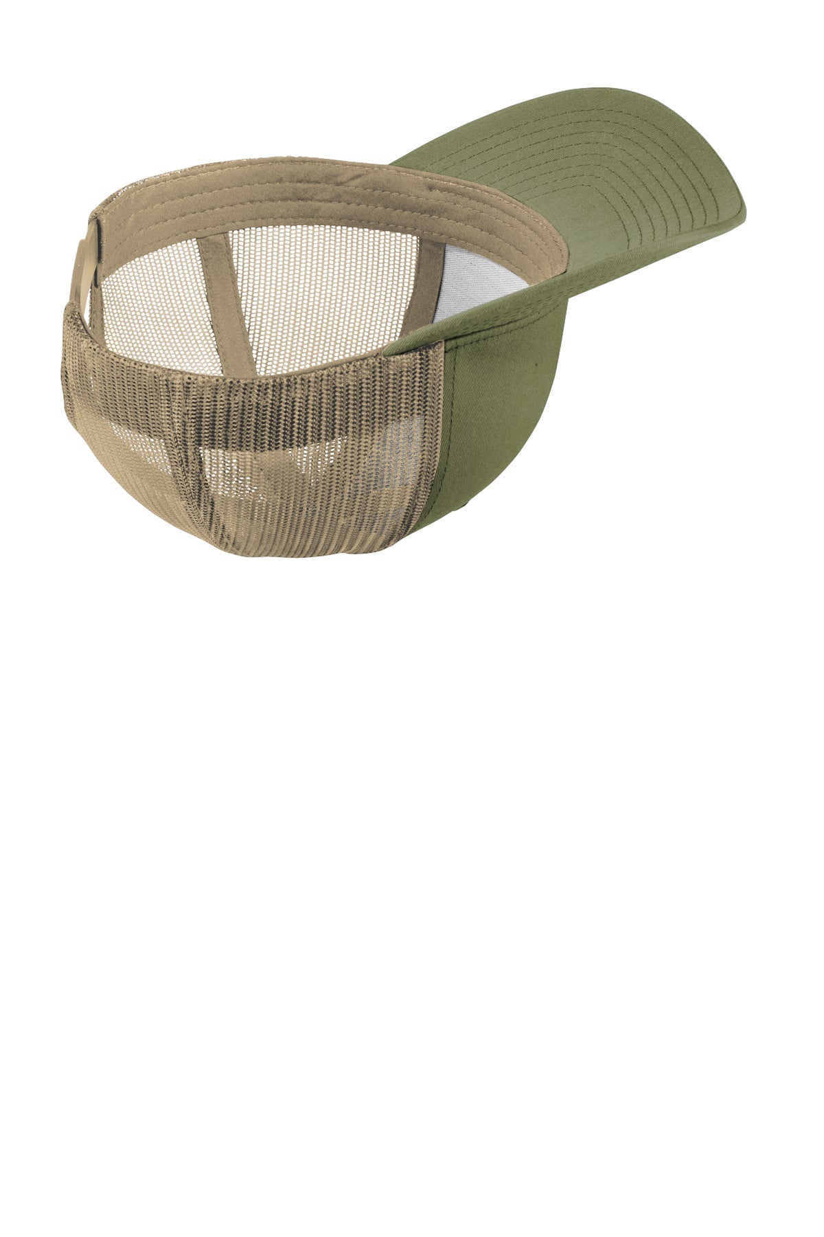 Sport-Tek Yupoong Retro Custom Trucker Caps, Olive/ Khaki