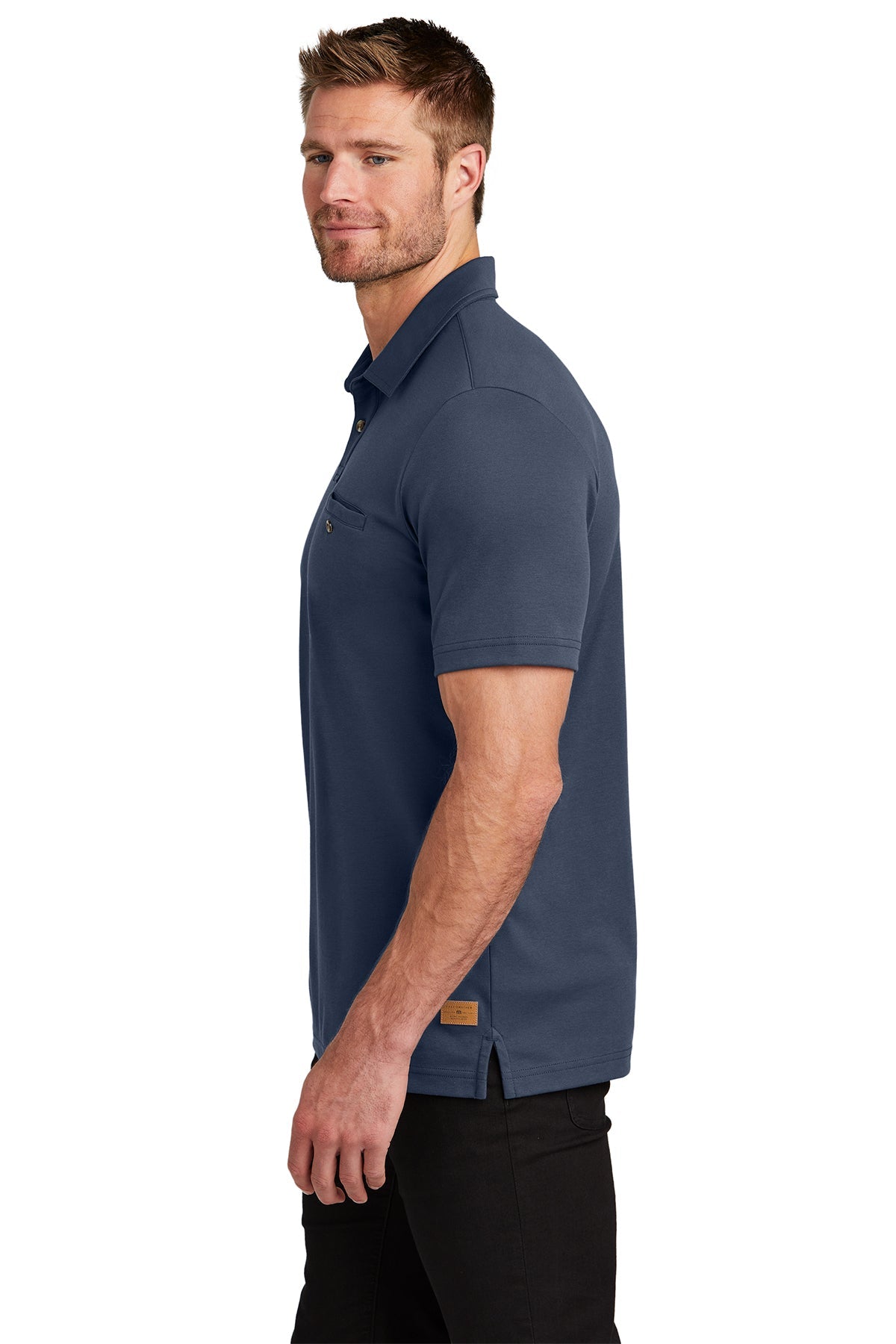 TravisMathew Sunsetters Custom Pocket Polos, Blue Nights