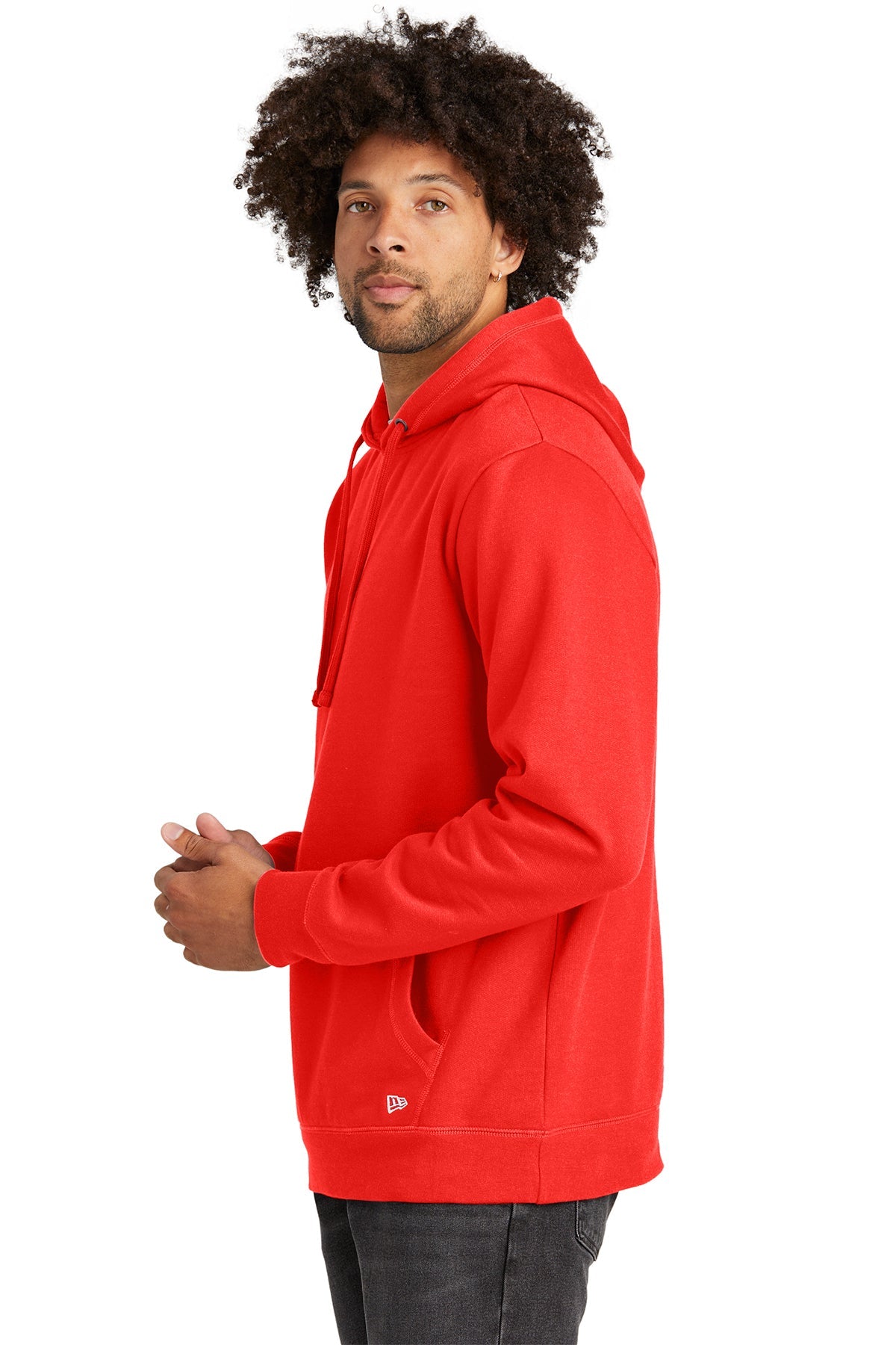 New Era Comeback Fleece Customized Hoodies, Deep Orange