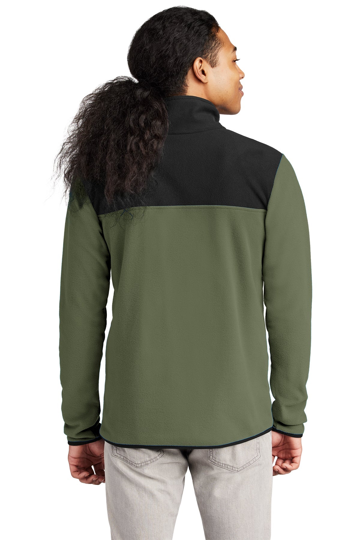 The North Face Glacier Custom Fleece 1/4 Zips, New Taupe Green