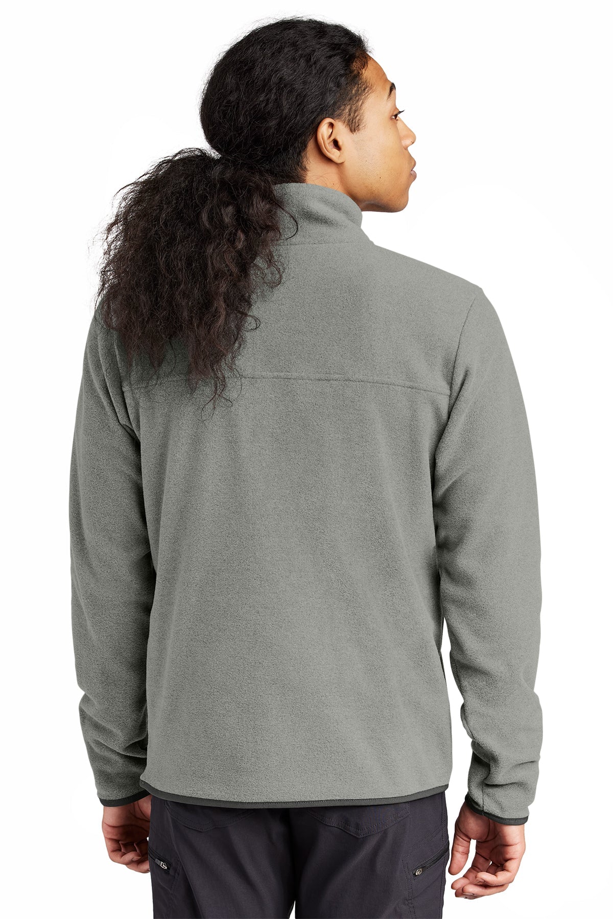 The North Face Glacier Custom Fleece 1/4 Zips, Medium Grey Heather