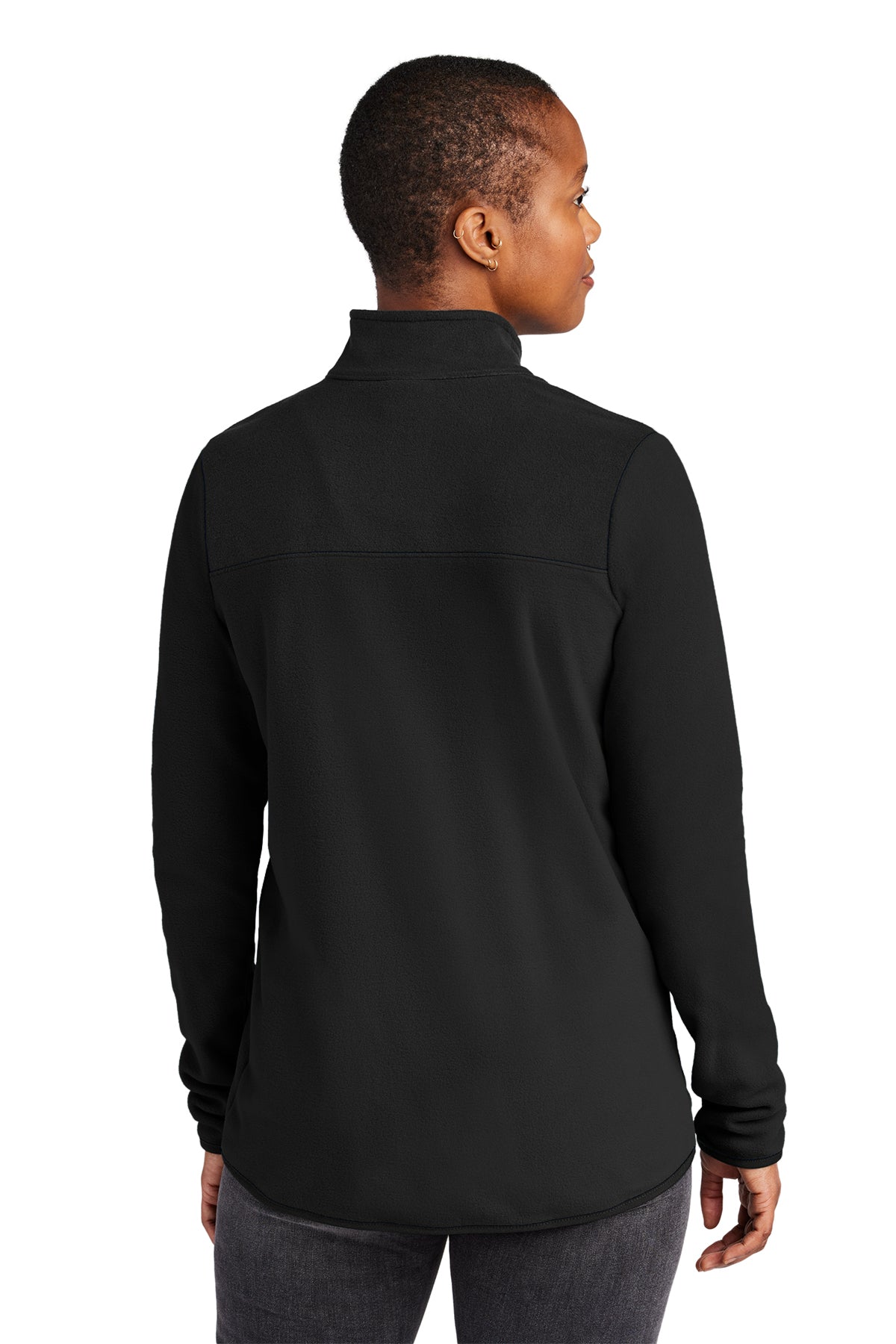 The North Face Ladies Glacier Custom Fleece 1/4 Zips, Black