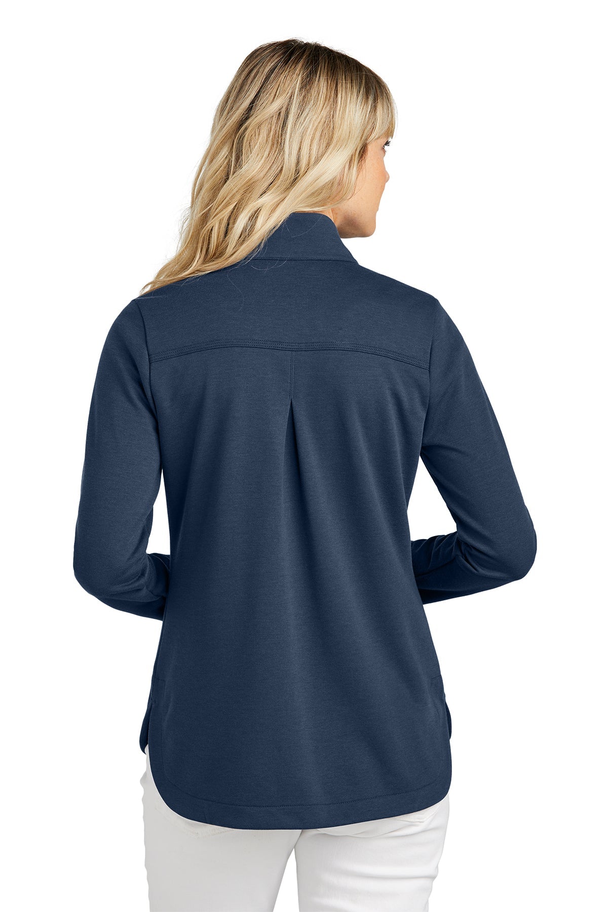TravisMathew Ladies Coveside Custom Zip Sweatshirts, Blue Nights