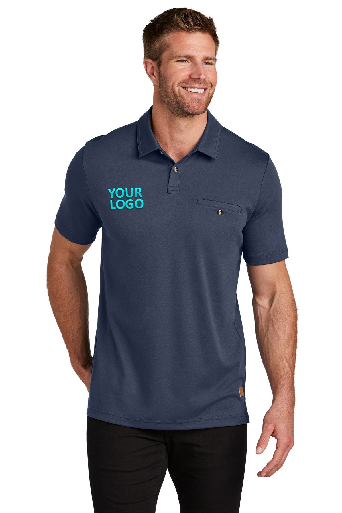 TravisMathew Blue Nights TM1MZ344 custom design polo shirts