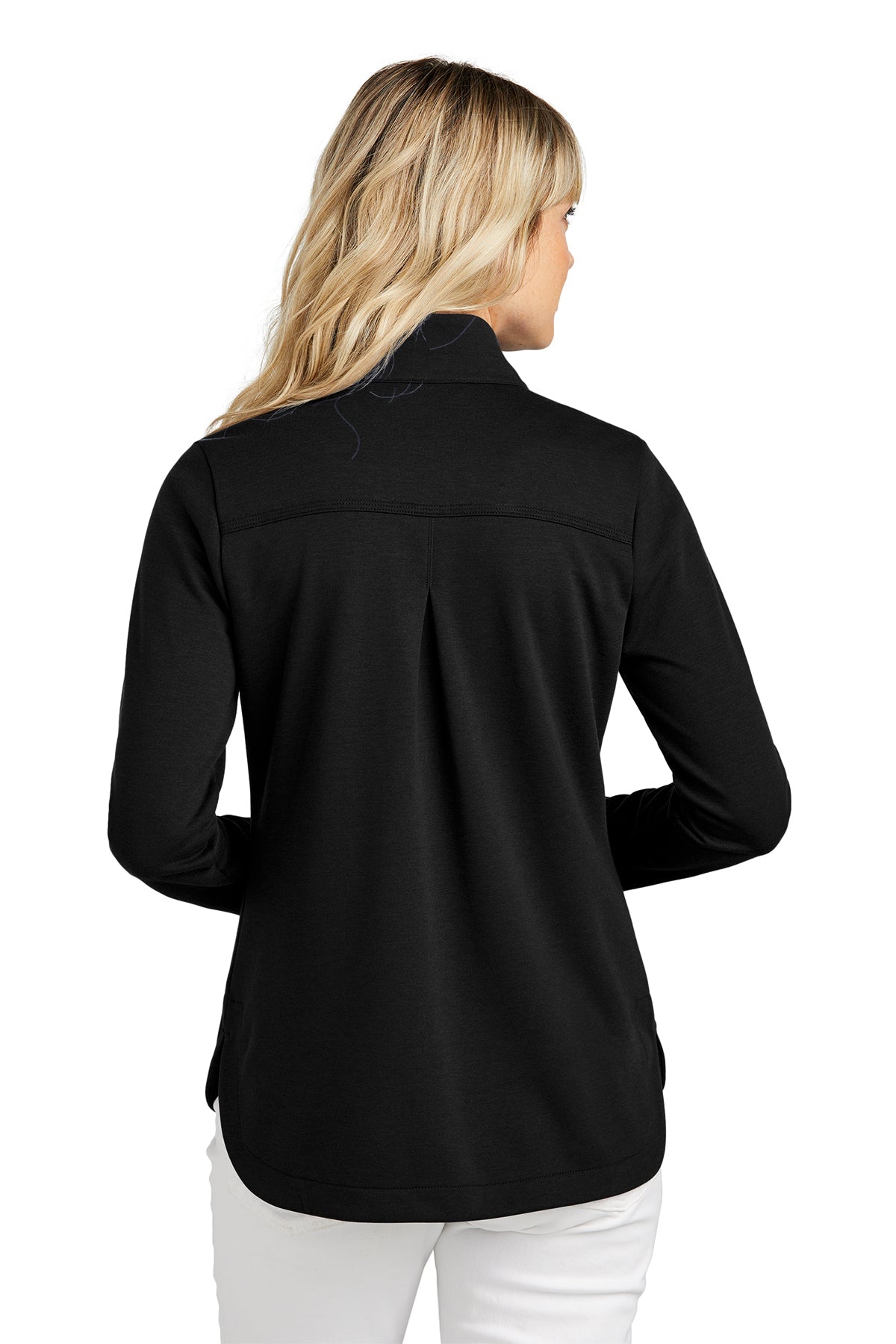 TravisMathew Ladies Coveside Custom Zip Sweatshirts, Black
