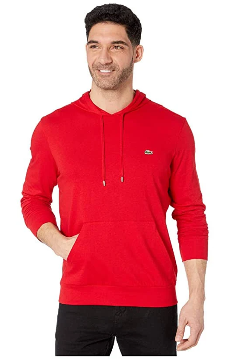 Lacoste Red th9349 embroidered logo shirts