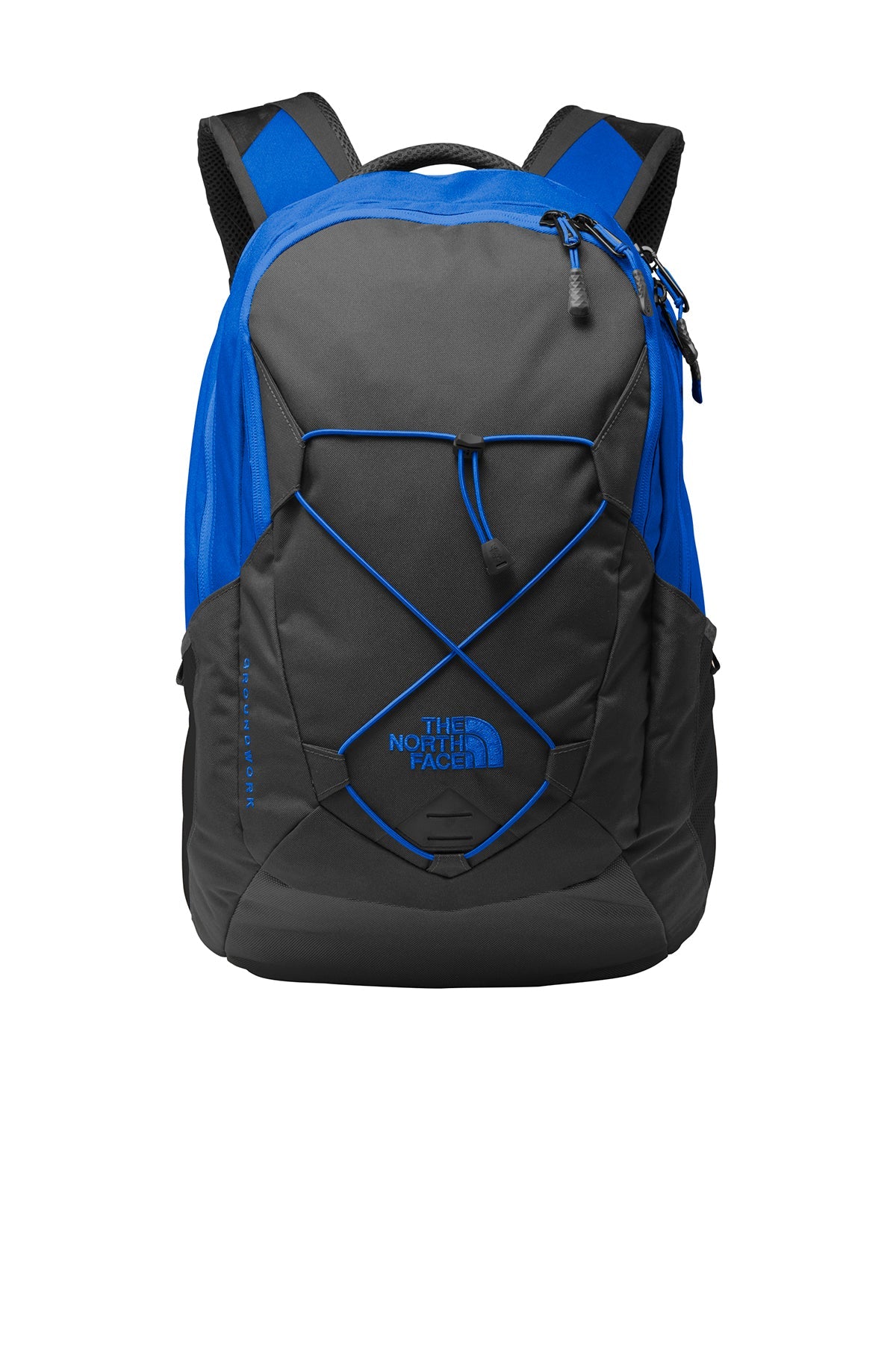 Branded North Face Groundwork Backpack Monster Blue/ Asphalt Grey