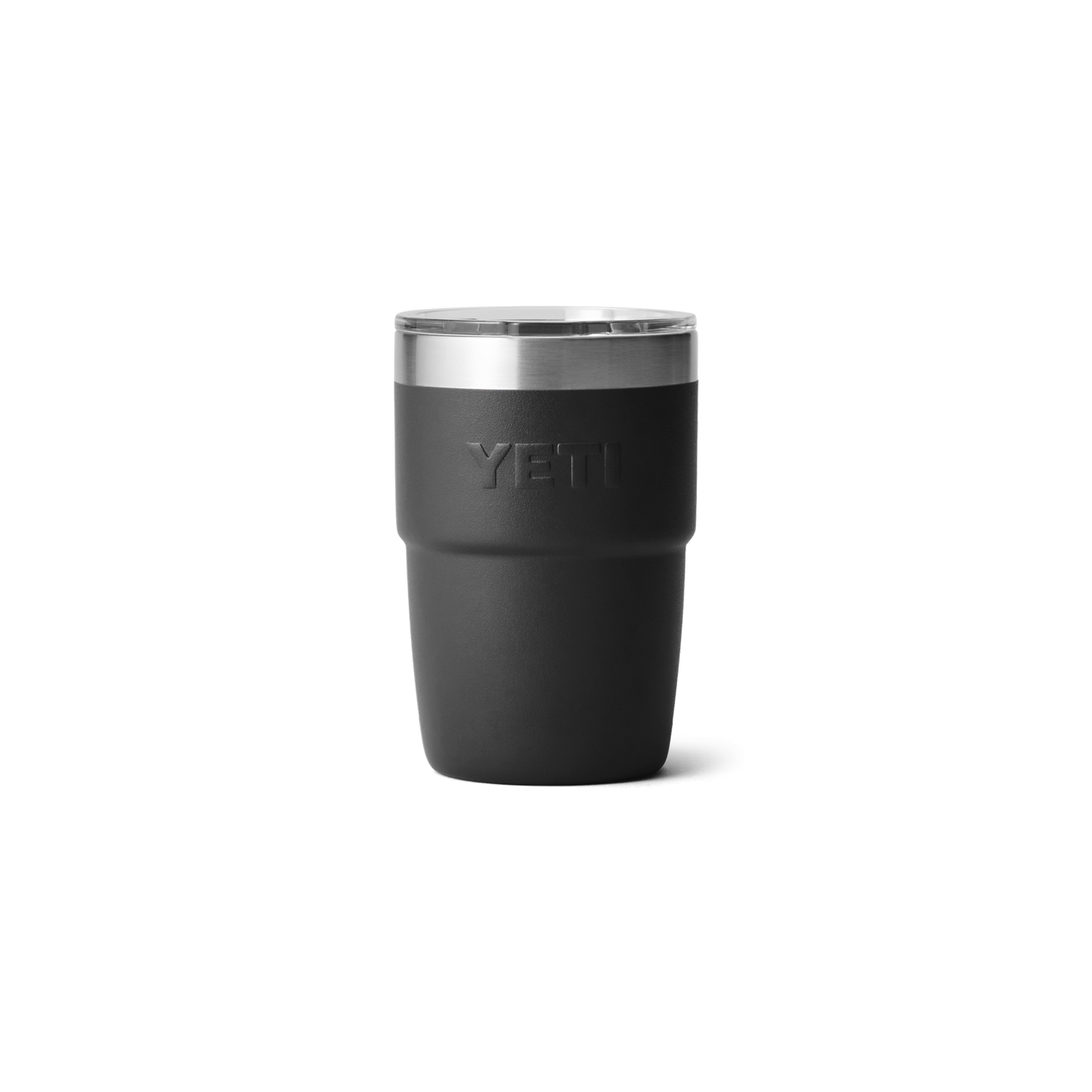 Yeti Branded 8 Oz Stackable Cups With Magslider Lid, Black