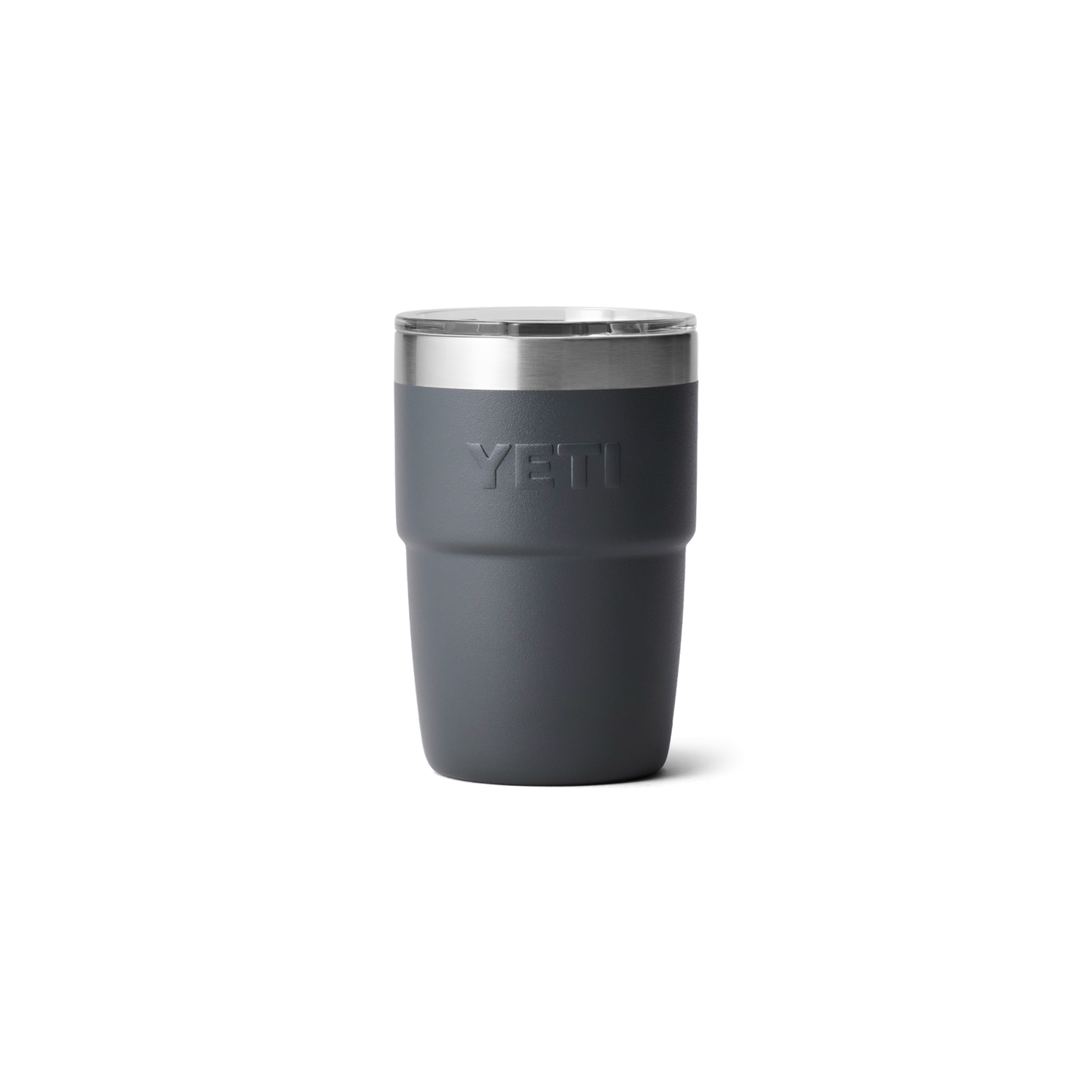 Yeti Branded 8 Oz Stackable Cups With Magslider Lid, Charcoal