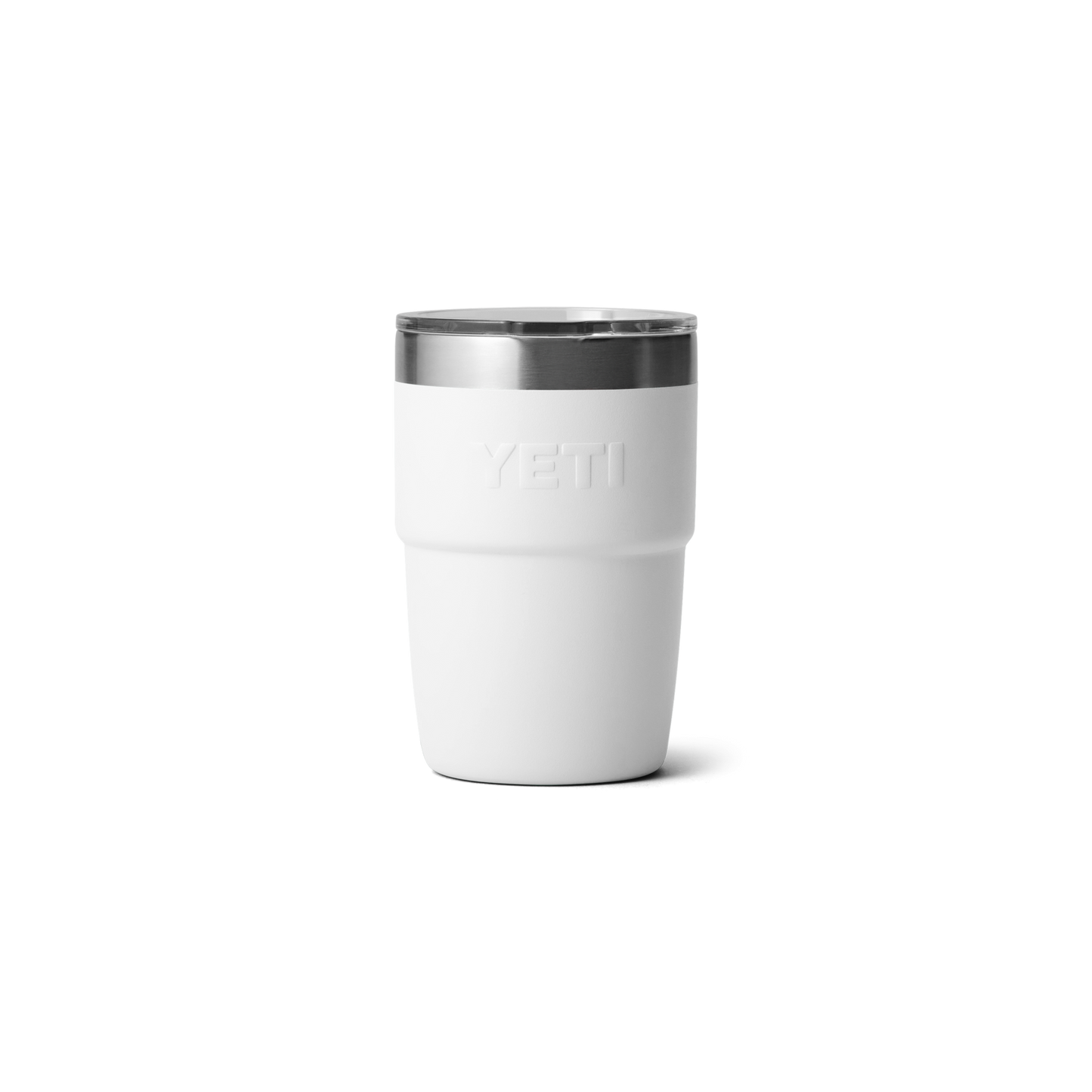 Yeti Branded 8 Oz Stackable Cups With Magslider Lid, White