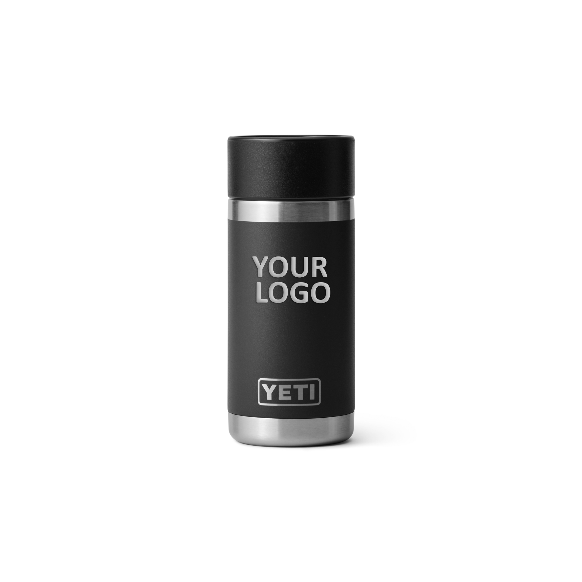 Yeti Rambler 12 Oz Bottle With Hotshot Cap Black