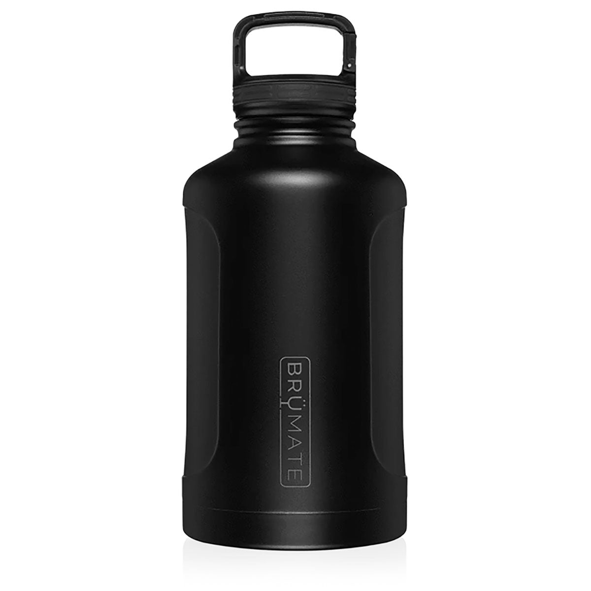 BruMate Insulated 64oz Beer Growler, Black