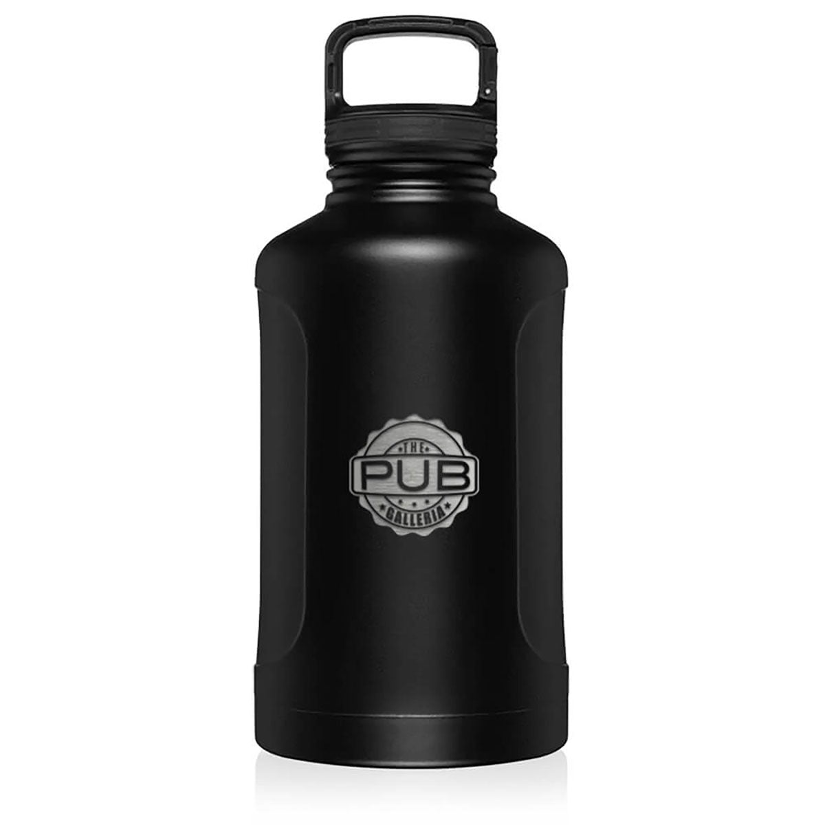 BruMate Insulated 64oz Beer Growler, Black