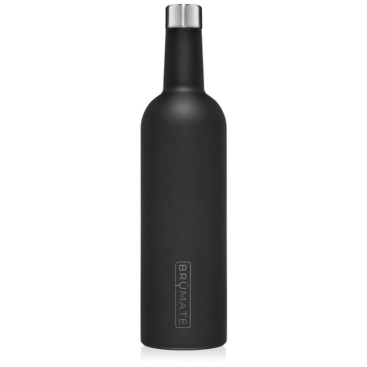 BruMate Winsulator Insulated Wine 25oz Canteen, Black