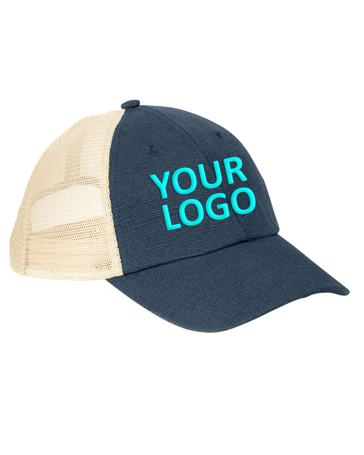 econscious_ec7095_navy/ oyster_company_logo_headwear