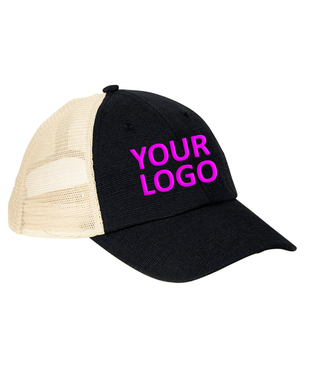 econscious_ec7095_black/ oyster_company_logo_headwear